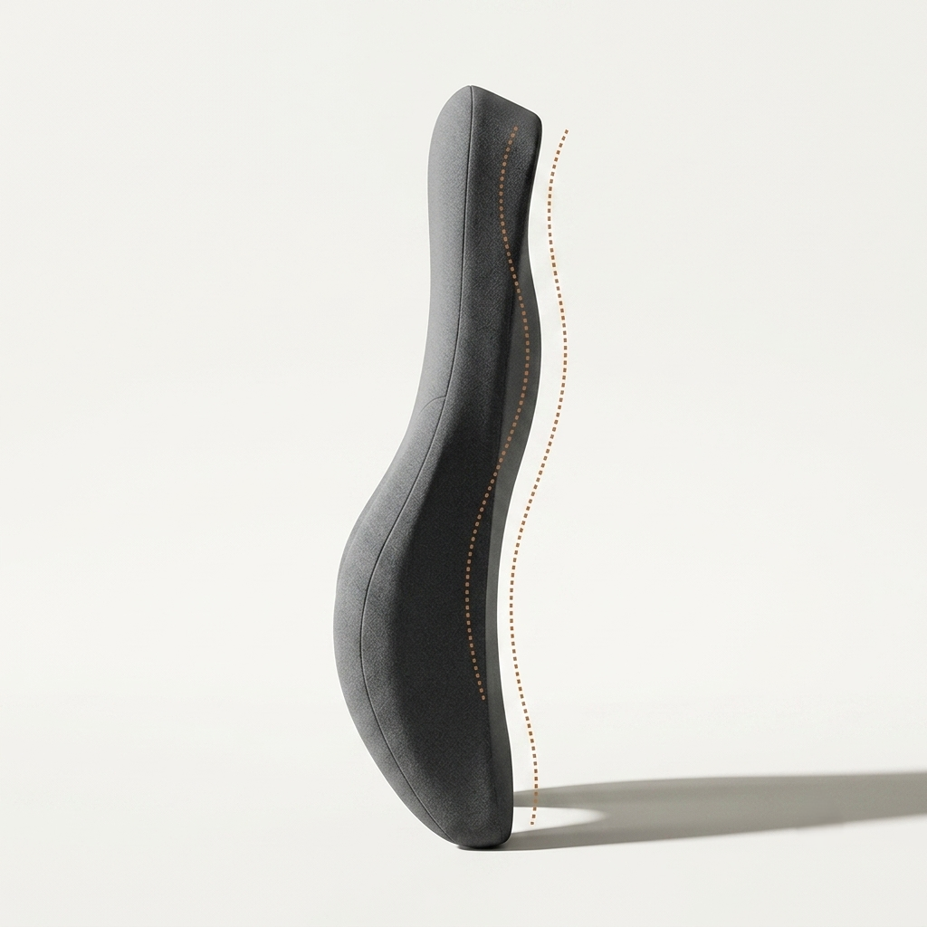 Cojín Lumbar Ergonómico Ergostruct – Soporte Ajustable con Espuma Viscoelástica
